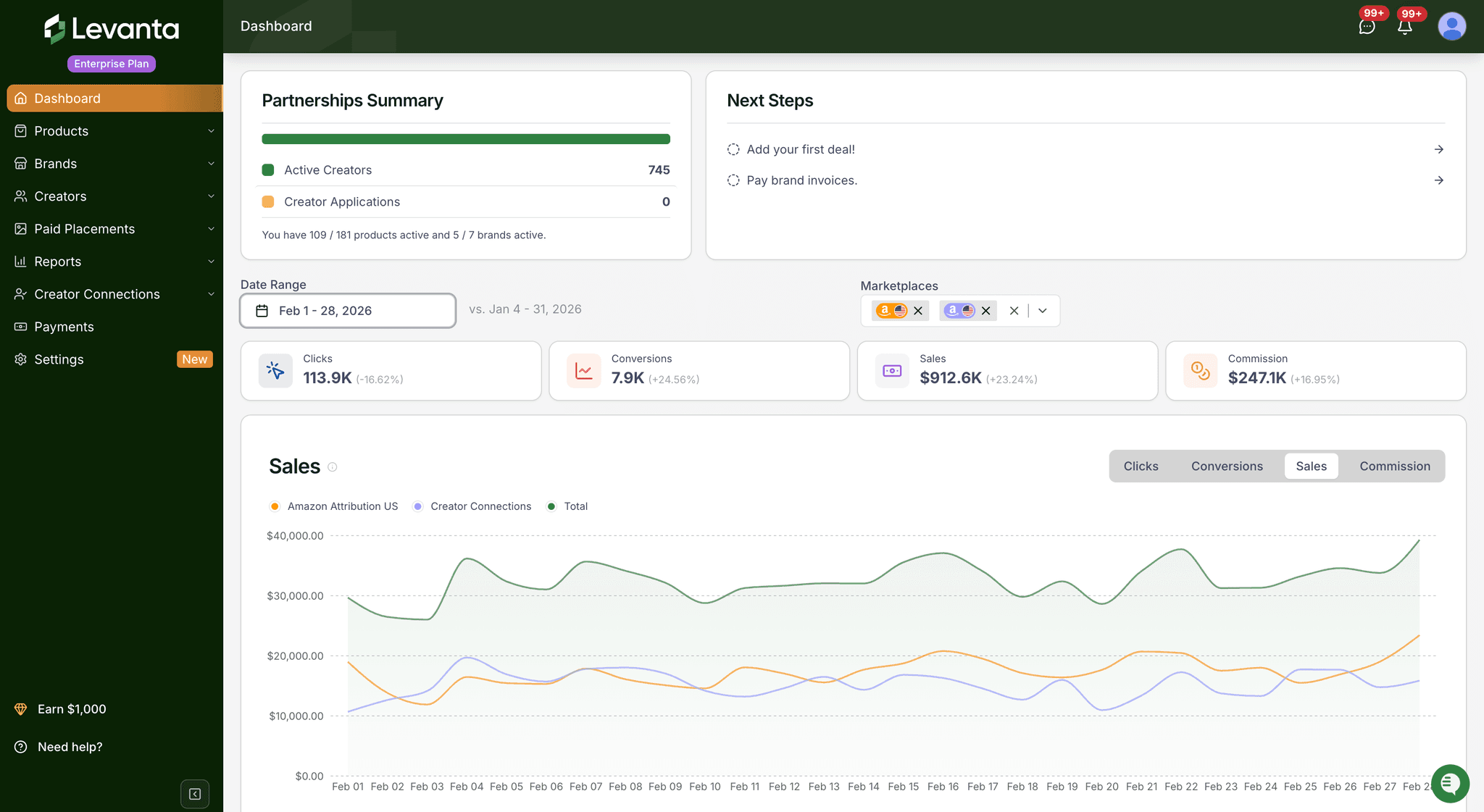Levanta Screenshot